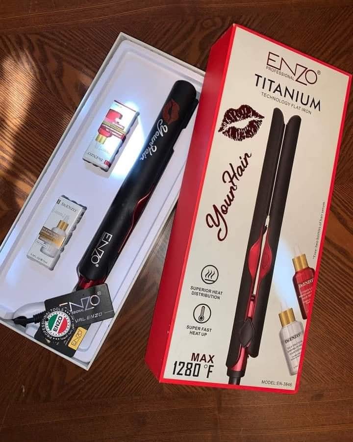 ENZO PROFESSIONAL lisseur Titanium 1280 F Kiss EN 3846